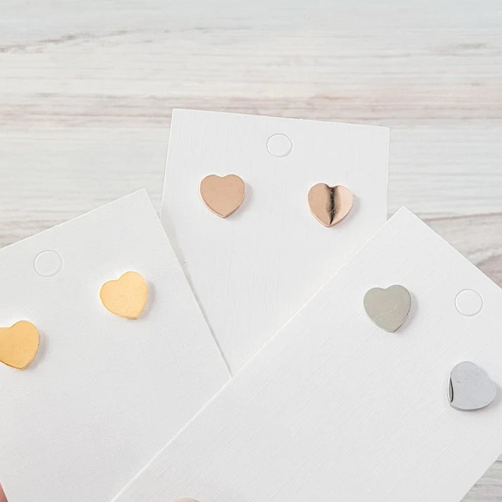 Customizable Heart Earrings