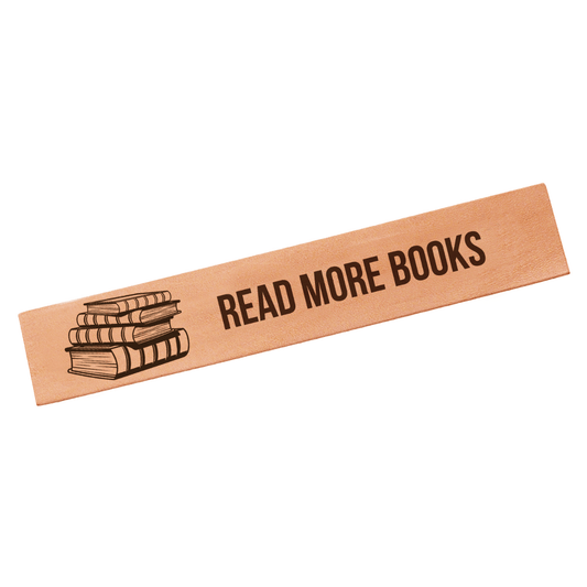 Customizable Leather Bookmark