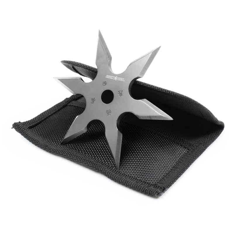 Six Point Ninja Star – Stainless Steel 6 Point Throwing Shuriken