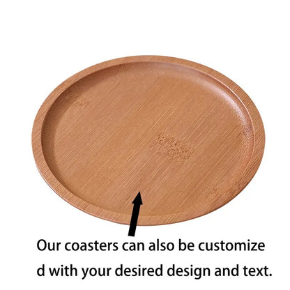 Custom Wooden Coasters with Engraving – Personalized Gift for Housewarming, Weddings, Birthdays & Holiday Celebrations