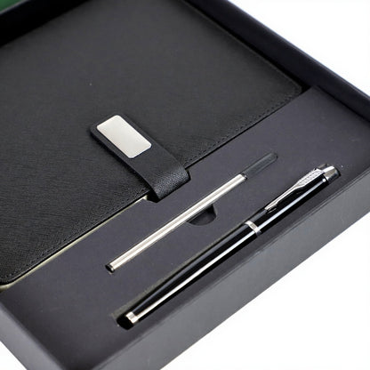 Wholesale Promotional Luxury Gift Items – A5 Leather Journal Customized Business Office Diary Corporate Gift Set With Pen