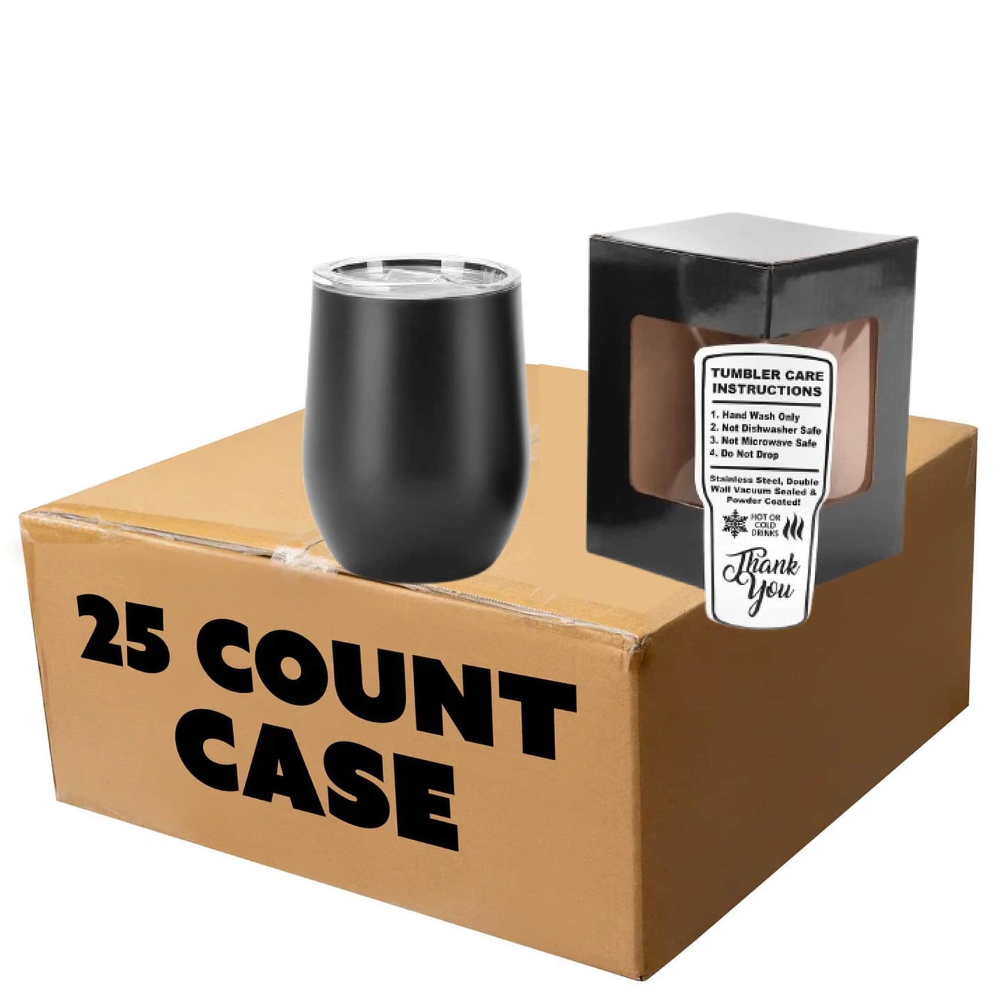 Personalizable 12oz Wine Tumbler