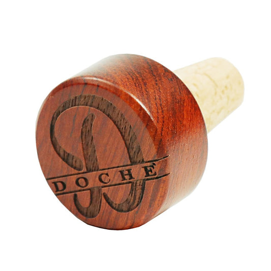 Customizable Wood Chateau Bottle Stop